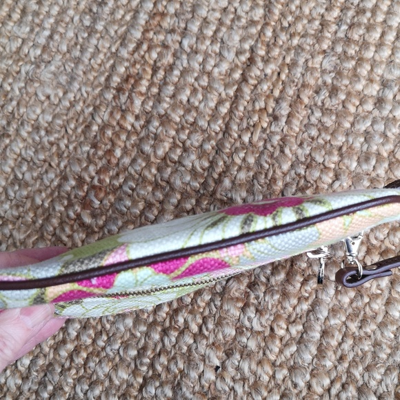 Spartina linen and leather wristlet - Picture 10 of 13